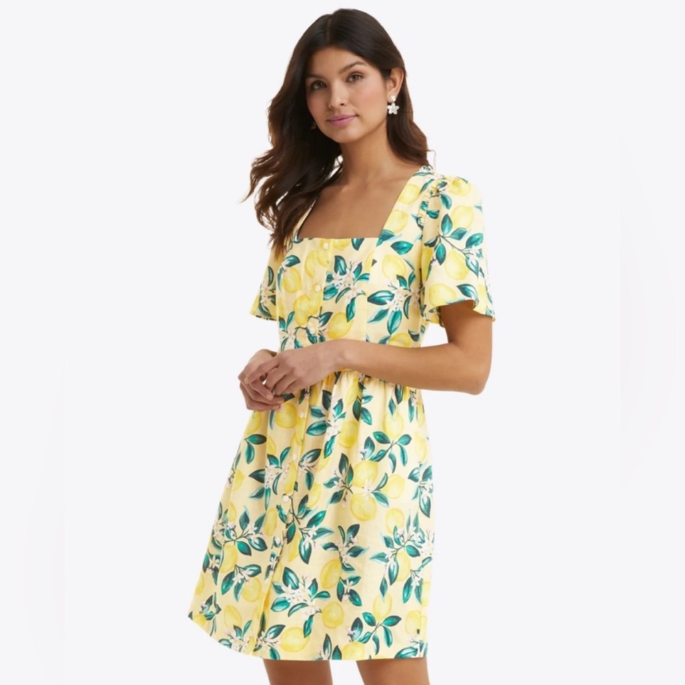 Draper James Lemon Print Dress